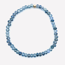 Load image into Gallery viewer, Single faceted beaded bracelet (without charm_)