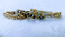Load image into Gallery viewer, Multi-Sparkle triple wrap bracelet / necklace collection (see all photos)