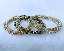 Load image into Gallery viewer, Multi-Sparkle triple wrap bracelet / necklace collection (see all photos)
