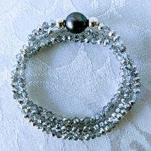 Load image into Gallery viewer, Sparkle triple wrap bracelet / necklace collection (see all photos)