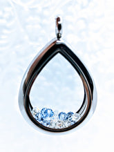 Load image into Gallery viewer, Stainless Steel Floating Glass Locket Pendant