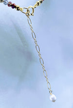 Load image into Gallery viewer, Single Pearl Sparkle Necklaces (Six colors to choose from)