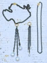 Load image into Gallery viewer, Textured gunmetal chain