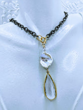 Load image into Gallery viewer, Textured gunmetal chain