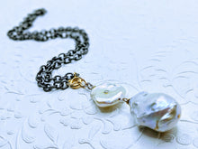 Load image into Gallery viewer, Textured gunmetal chain