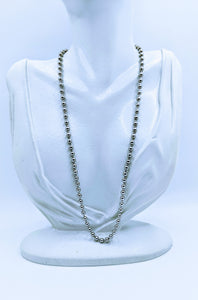 Stainless steel bead chains (many lengths available) FREE bracelet with purchase of a necklace
