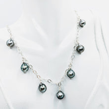 Load image into Gallery viewer, Tahitian multi-pearl drop necklace