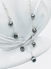 Load image into Gallery viewer, Tahitian multi-pearl drop necklace