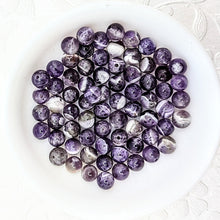 Load image into Gallery viewer, Gemstone stack bracelets (shown in Rhodochrosite) .. sold together or separate. See gemstone options.