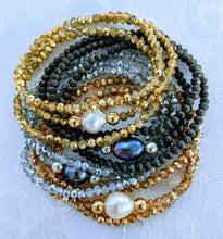 Load image into Gallery viewer, Sparkle triple wrap bracelet / necklace collection (see all photos)