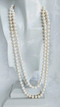 Load image into Gallery viewer, Long cultured freshwater pearl (10mm) necklace
