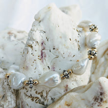 Load image into Gallery viewer, Keshi pearl w/14k gf and silver accent
