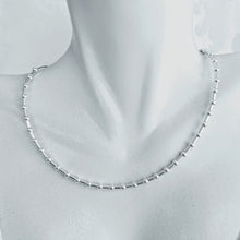 Load image into Gallery viewer, Simple &amp; Elegant, Sterling silver beaded necklace

