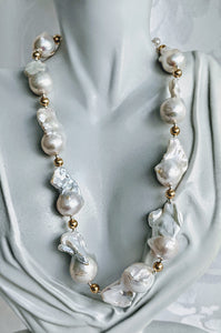 Unique Baroque pearl necklace - Spectacular