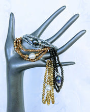 Load image into Gallery viewer, Sparkle triple wrap bracelet / necklace collection (see all photos)
