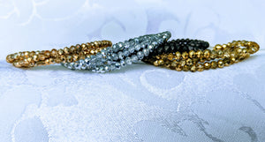 Solo Sparkle triple wrap bracelet / necklace (see all photos)