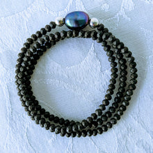 Load image into Gallery viewer, Sparkle triple wrap bracelet / necklace collection (see all photos)

