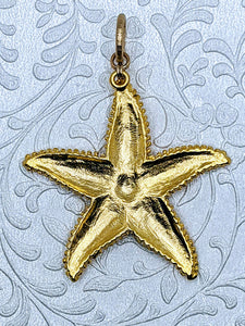 Extra Large Starfish pendant (available in pewter or gold plate over pewter)
