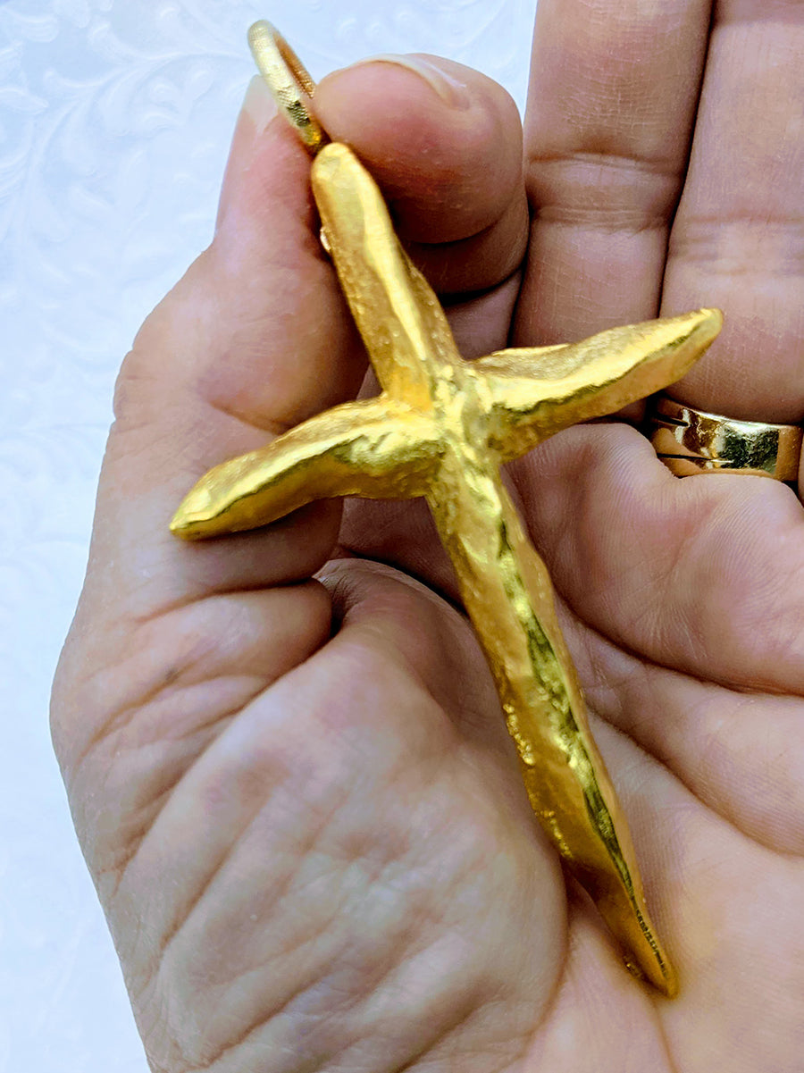 Extra Large Cross (available in pewter or gold plate over pewter)