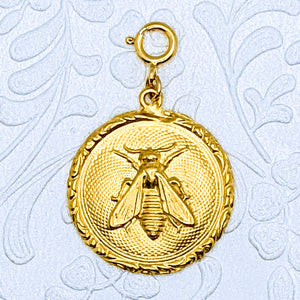 Bee pendant (available in pewter or gold plate over pewter)