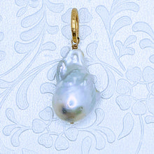 Load image into Gallery viewer, Large Cultured Freshwater Baroque pearl pendant (Item D)

