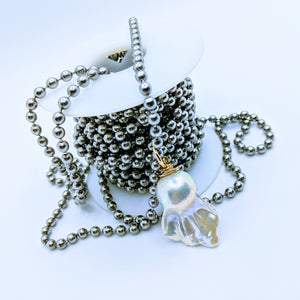 Stainless steel bead chains (many lengths available) FREE bracelet with purchase of a necklace