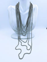 Load image into Gallery viewer, Stainless steel bead chains (many lengths available) FREE bracelet with purchase of a necklace
