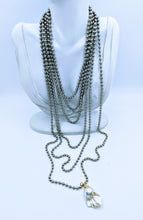 Load image into Gallery viewer, Stainless steel bead chains (many lengths available) FREE bracelet with purchase of a necklace
