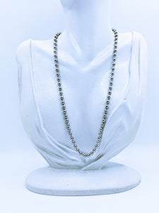 Stainless steel bead chains (many lengths available) FREE bracelet with purchase of a necklace