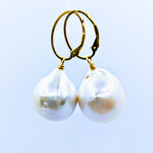 Baroque freshwater Pearl earrings