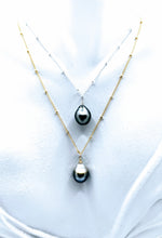 Load image into Gallery viewer, Single Tahitian Pearl necklace with removable pendant

