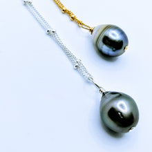 Load image into Gallery viewer, Single Tahitian Pearl necklace with removable pendant
