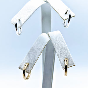 Ear hugger hoop earrings