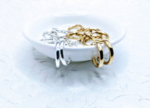 Ear hugger hoop earrings