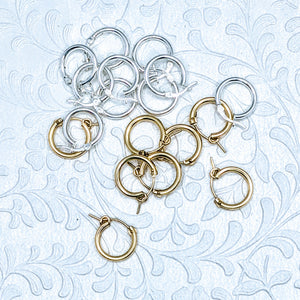 Ear hugger hoop earrings