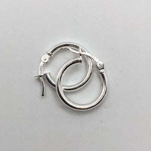 Ear hugger hoop earrings
