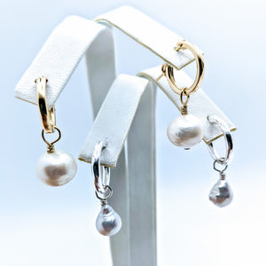 Bits & pieces - baby Baroque pearl charms