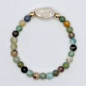 LaPlaya bracelet - choice of silver or gold accents