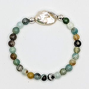 LaPlaya bracelet - choice of silver or gold accents