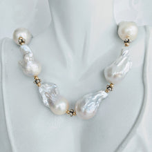 Load image into Gallery viewer, Stunning Extra Large Baroque pearl necklace
