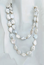 Load image into Gallery viewer, Long graduated Keshi pearl necklace
