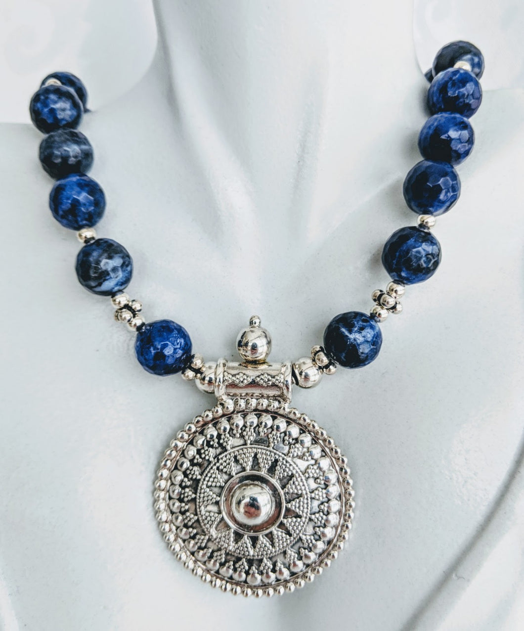 Sodalite and silver