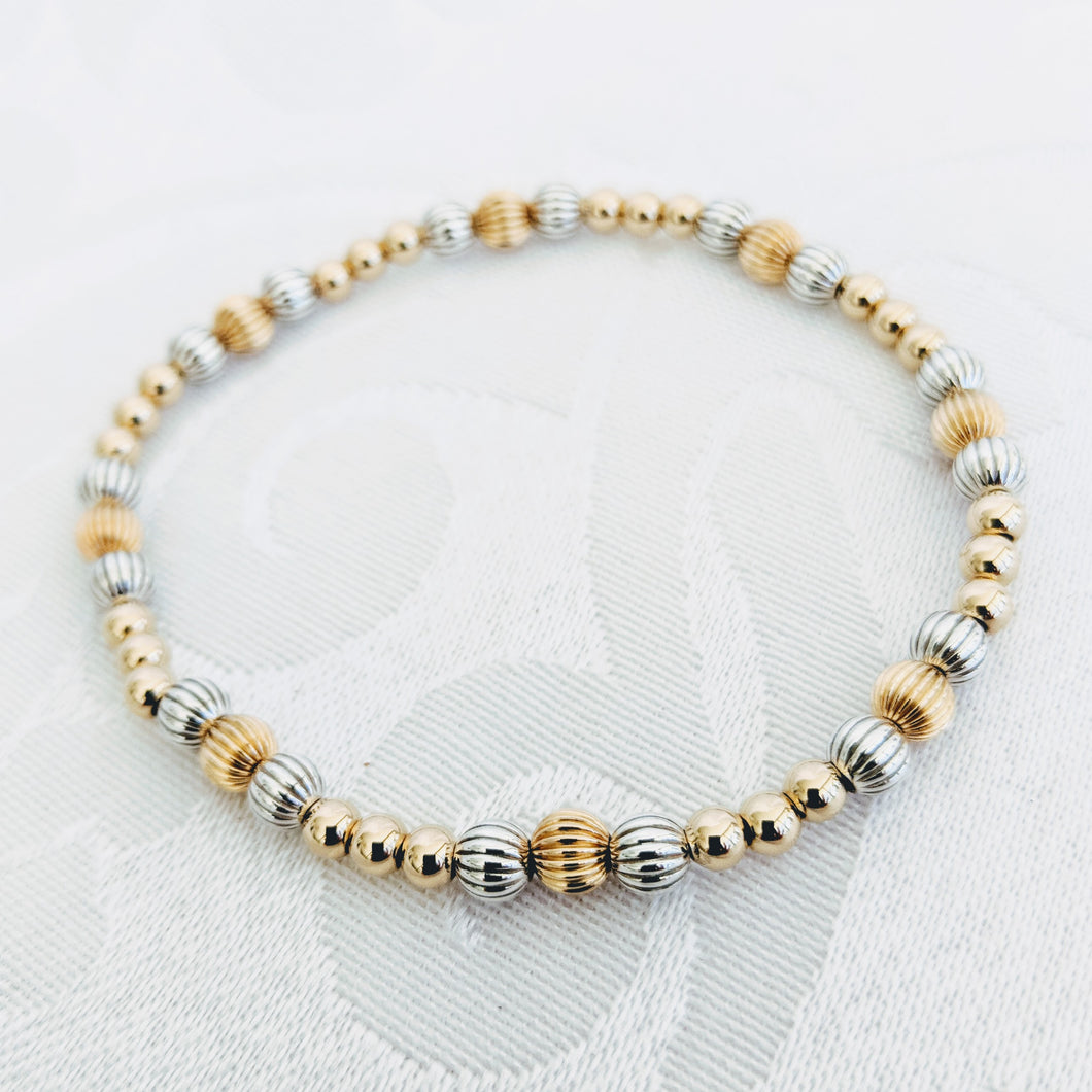 Gold & Silver corrugated